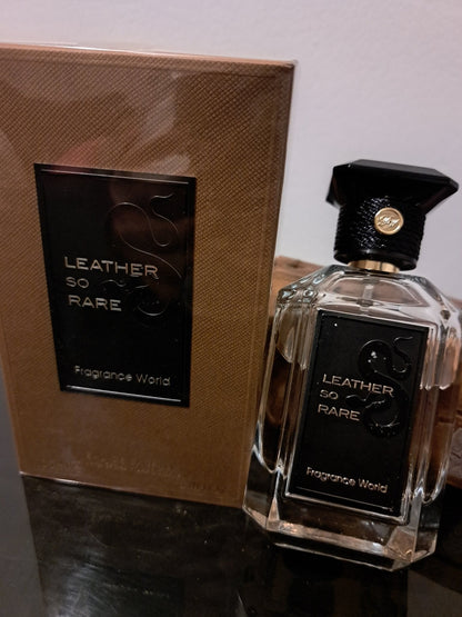 Eau de Parfum Fragrance World, Leather so Rare, Unisex 100 ml - Parfumantia